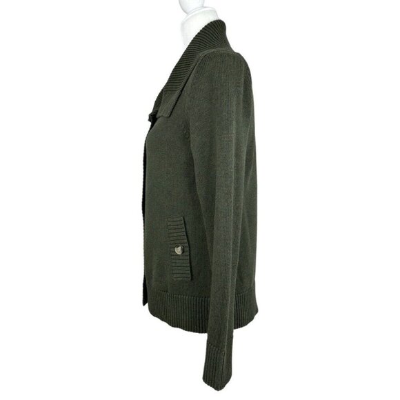 Pendleton Women’s Green Collared Button Down Y2K Cardigan Knit Sweater S/C36 - Picture 3 of 11